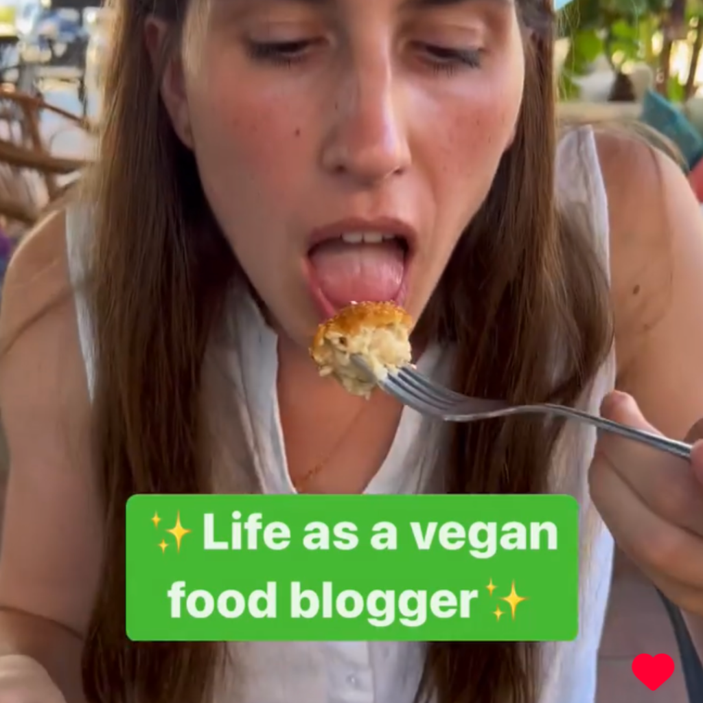 Vegan blogger life